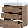 Тумба под раковину Aquanet Nova Lite 75 дуб рустикальный (3 ящика) 00302474 Тумба под раковину Aquanet Nova Lite 75 дуб рустикальный (3 ящика) 00302474