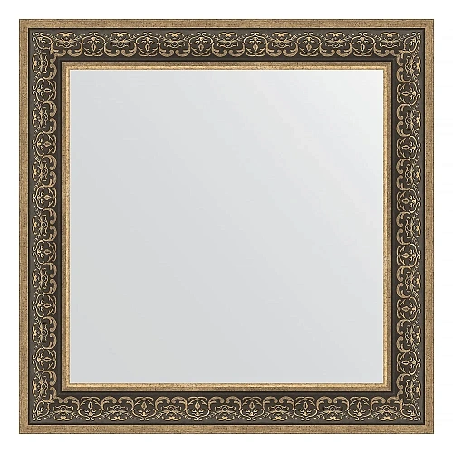 Зеркало в багетной раме Evoform Definite BY 3256 83 x 83 см, вензель серебряный Зеркало в багетной раме Evoform Definite BY 3256 83 x 83 см, вензель серебряный