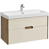 Тумба под раковину Aquaton Оливия 90 бежевый, дуб велл 1A254401OLVG0 Тумба под раковину Aquaton Оливия 90 бежевый, дуб велл 1A254401OLVG0