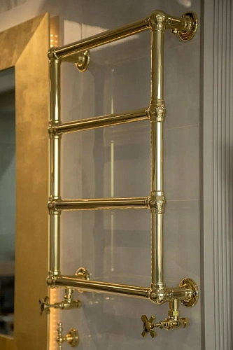 Полотенцесушитель водяной Boheme 750x500mm , Золото (нерж.. сталь) 719 Полотенцесушитель водяной Boheme 750x500mm , Золото (нерж.. сталь) 719