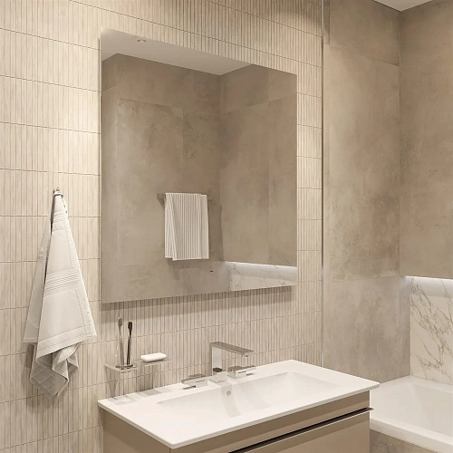 Зеркало DIWO Элиста 100x100 с подсветкой 543499 Зеркало DIWO Элиста 100x100 с подсветкой 543499