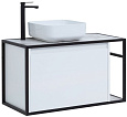 Детальная картинка товара «тумба под раковину aquanet nova lite loft 90 l белый 00261652»