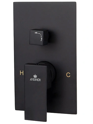 Душевая система Kaiser Sonat 34877-9 скрытого монтажа черный матовый Душевая система Kaiser Sonat 34877-9 скрытого монтажа черный матовый