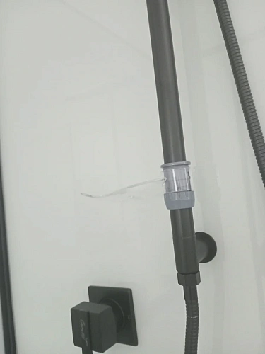 Душевая кабина Ceruttispa KORRA90B 90x90x205 профиль черный, стекло прозрачное Душевая кабина Ceruttispa KORRA90B 90x90x205 профиль черный, стекло прозрачное