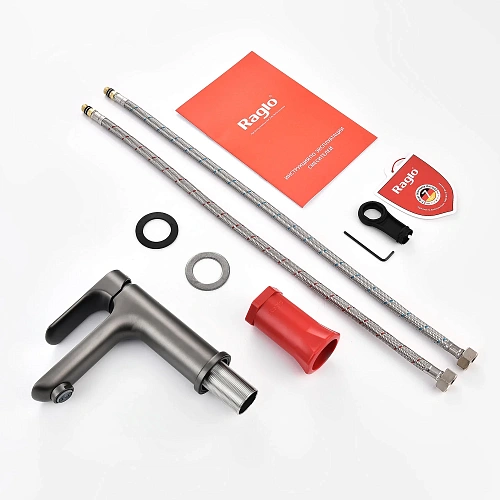 Смеситель для раковины Raglo R03.10.09, графит Смеситель для раковины Raglo R03.10.09, графит