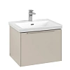 Тумба под раковину Villeroy &amp; Boch Subway 3.0 с подсветкой Cashmere Grey / Cashmere Grey C577L2VN