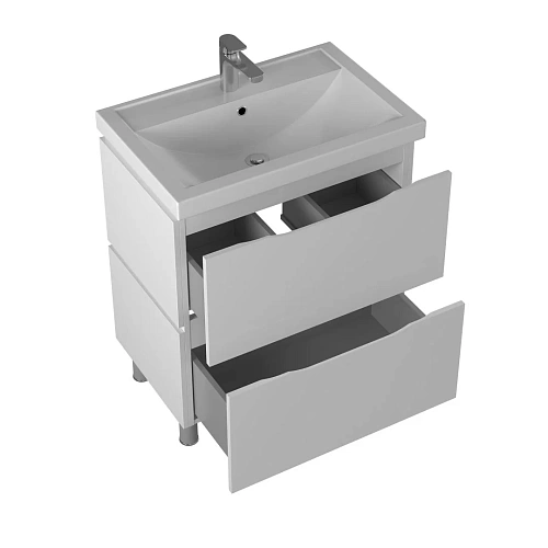 Тумба под раковину BRIZ Милана т8-80 под раковину Миранда 226 03-08080-18 00 БЕЛ белый Тумба под раковину BRIZ Милана т8-80 под раковину Миранда 226 03-08080-18 00 БЕЛ белый