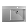 Картинка анонса товара «кухонная мойка iddis haze 780x510 сатин, правая (haz78sri77)»