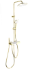 Душевая система Wonzon & Woghand с термостатом, брашированное золото (WW-B3580-BG) Душевая система Wonzon & Woghand с термостатом, брашированное золото (WW-B3580-BG)