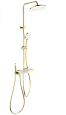 Душевая система Wonzon & Woghand с термостатом, брашированное золото (WW-B3580-BG) Душевая система Wonzon & Woghand с термостатом, брашированное золото (WW-B3580-BG)