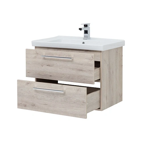Тумба под раковину DREJA GIO, 80 см, подвесная, 2 ящика, дуб кантри 77.0104D Тумба под раковину DREJA GIO, 80 см, подвесная, 2 ящика, дуб кантри 77.0104D