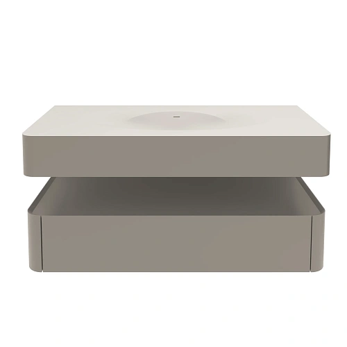 Тумба под раковину Vincea Caprise 1200 VMC-4CA120MLG подвесная, светло-серый матовый Тумба под раковину Vincea Caprise 1200 VMC-4CA120MLG подвесная, светло-серый матовый