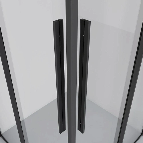 Душевой уголок Niagara Nova NG-6823-34BLACK (90x90x195) квадратная, раздвижная, черный матов., стекло прозрачное Душевой уголок Niagara Nova NG-6823-34BLACK (90x90x195) квадратная, раздвижная, черный матов., стекло прозрачное