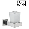 Картинка анонса товара «полотенцедержатель boch mann bm10650 cr-f25-h06 из нержавеющей стали со стаканом для зубных щеток, нержавеющая сталь»
