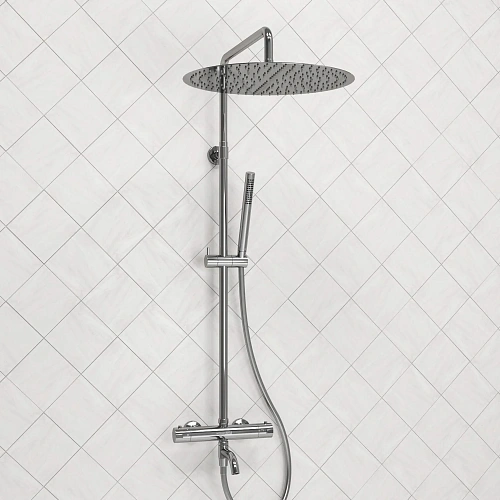 Душевая система WasserKRAFT A188.117.137.087.CH Thermo с термостатом хром Душевая система WasserKRAFT A188.117.137.087.CH Thermo с термостатом хром