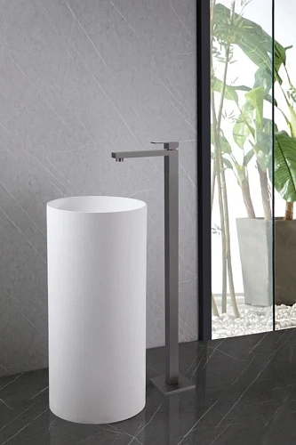 Смеситель для раковины ABBER Daheim AF8241NG никель Смеситель для раковины ABBER Daheim AF8241NG никель