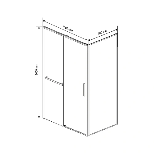 Душевой уголок Vincea Slim Soft VSR-1SS9013CL, 1300x900, хром, стекло прозрачное Душевой уголок Vincea Slim Soft VSR-1SS9013CL, 1300x900, хром, стекло прозрачное