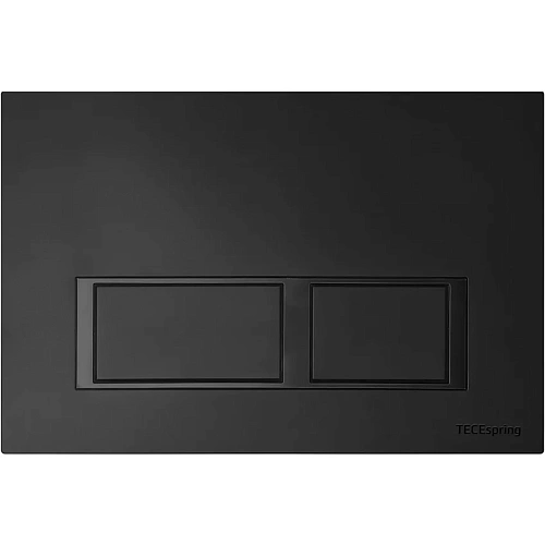 Клавиша смыва TECE TECEspring 9940204 с прямоугольными кнопками, черный матовый Клавиша смыва TECE TECEspring 9940204 с прямоугольными кнопками, черный матовый