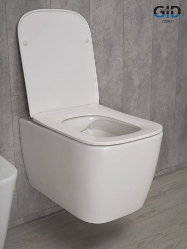 Унитаз подвесной Gid Tr2140 62254Y белый 51x35x37.5 с крышкой микролифт Унитаз подвесной Gid Tr2140 62254Y белый 51x35x37.5 с крышкой микролифт