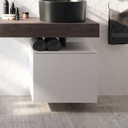 Столешница STWORKI Ольборг 80 дуб карпентер, без отверстий, с тумбой 50 482632 Столешница STWORKI Ольборг 80 дуб карпентер, без отверстий, с тумбой 50 482632