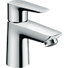 Картинка анонса товара «смеситель для раковины hansgrohe 80, coolstart, со сливным гарнитуром 71703000, хром»