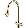 Смеситель для кухни Paulmark LANGE светлое золото La214212-LG Смеситель для кухни Paulmark LANGE светлое золото La214212-LG