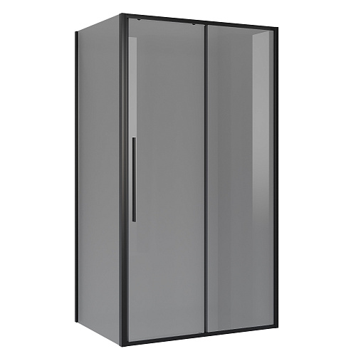 Душевой уголок Niagara Nova NG-85-14TB-TB80-34 (140x80x195) прямоуг, раздвижн, черный матов., стекло тонированное Душевой уголок Niagara Nova NG-85-14TB-TB80-34 (140x80x195) прямоуг, раздвижн, черный матов., стекло тонированное