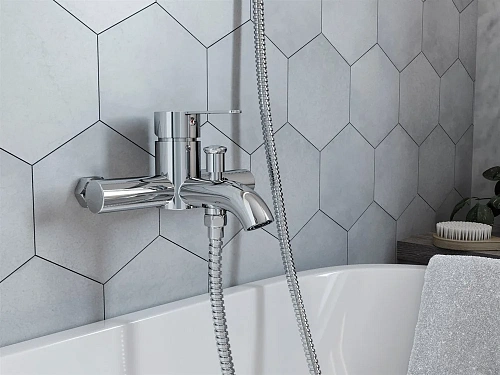 Смеситель для ванны STWORKI Стокгольм by Damixa Стокгольм HFSG10000 хром, однорычажный, настенный, л 427533 Смеситель для ванны STWORKI Стокгольм by Damixa Стокгольм HFSG10000 хром, однорычажный, настенный, л 427533