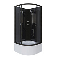 Душевая кабина Niagara Classic NG-6508-14BK (900х900х2000) высокий поддон (40см) стекло тонированное алюминиевый черный 65081434BK Душевая кабина Niagara Classic NG-6508-14BK (900х900х2000) высокий поддон (40см) стекло тонированное алюминиевый черный 65081434BK