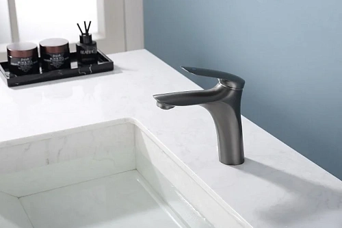 Смеситель для раковины ArtDecco Vogue AVG018LSF никель Смеситель для раковины ArtDecco Vogue AVG018LSF никель