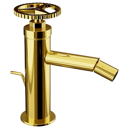 Смеситель для биде Remer Chrono CH20DO, золото глянцевое Смеситель для биде Remer Chrono CH20DO, золото глянцевое