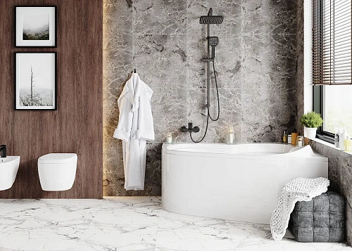 Акриловая ванна VAGNERPLAST SELENA 147x100 Left VPBA141SEL3LE-04 Акриловая ванна VAGNERPLAST SELENA 147x100 Left VPBA141SEL3LE-04