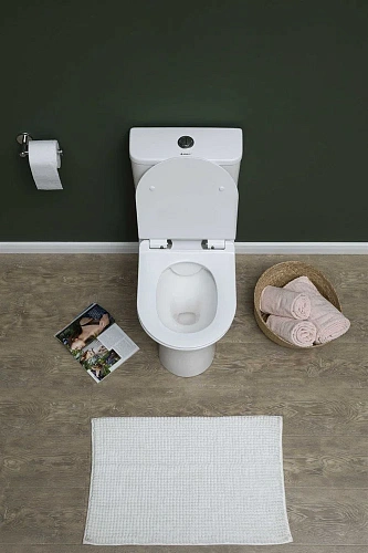 Чаша напольного унитаза Aquanet Rimless Roll-C CL-12249B с сиденьем Чаша напольного унитаза Aquanet Rimless Roll-C CL-12249B с сиденьем