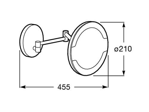 Зеркало косметическое Roca Hotels 816380001 Зеркало косметическое Roca Hotels 816380001
