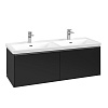 Картинка анонса товара «тумба под раковину villeroy &amp; boch subway 3.0 volcano black / volcano black c56700vl»