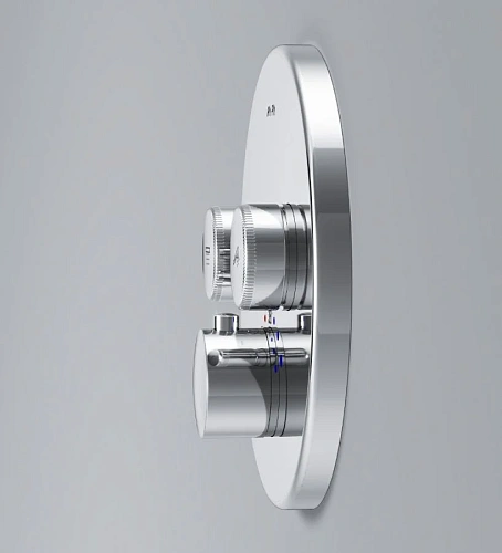 Смеситель для душа AM.PM Inspire V2.0 F50A85700 на 2 потребителя с термостатом, встраиваемый Смеситель для душа AM.PM Inspire V2.0 F50A85700 на 2 потребителя с термостатом, встраиваемый