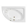 Акриловая ванна WHITECROSS Aquarella 170x110 правая &quot;LINE&quot; бронза 0109.170110.100.LINE.BR
