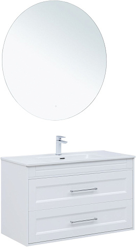 Тумба под раковину Aquanet Бостон New 100 00306369 белый сатин Тумба под раковину Aquanet Бостон New 100 00306369 белый сатин