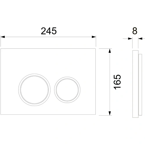 Инсталляция для унитаза TECE TECEspring S401101 с панелью смыва с круглыми кнопками, хром глянцевый Инсталляция для унитаза TECE TECEspring S401101 с панелью смыва с круглыми кнопками, хром глянцевый
