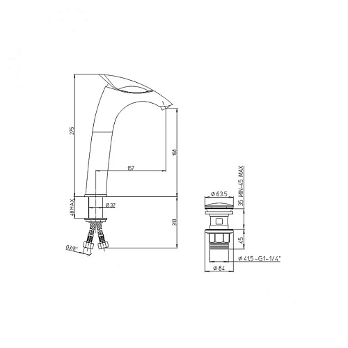 Душевой лоток Paini Harmony CH750H 750 мм Душевой лоток Paini Harmony CH750H 750 мм