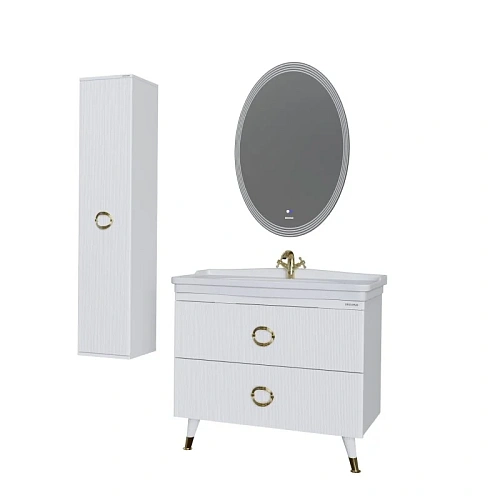 Шкаф-пенал GROSSMAN АТРИО-35 см универсальный, белый глянец 303509 Шкаф-пенал GROSSMAN АТРИО-35 см универсальный, белый глянец 303509