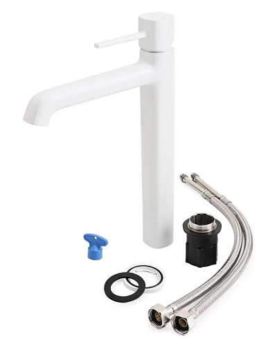 Смеситель для раковины Orange Karl M05-121w белый Смеситель для раковины Orange Karl M05-121w белый