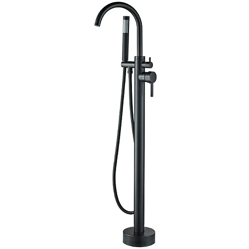 Смеситель для ванны BOCH MANN BRAIES Matt Black BM8921 для отдельностоящей, матовый черный, латунь Смеситель для ванны BOCH MANN BRAIES Matt Black BM8921 для отдельностоящей, матовый черный, латунь