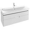 Картинка анонса товара «тумба под раковину jacob delafon reve eb1137-g1c белый лак 120 см»