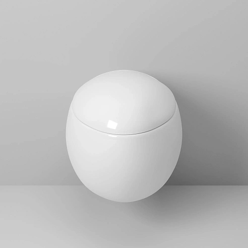 Унитаз подвесной GROSSMAN GR-4442 580x400x390 с толстой крышкой Унитаз подвесной GROSSMAN GR-4442 580x400x390 с толстой крышкой