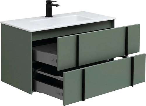 Тумба под раковину Allen Brau Reality 90 1.32006.CGM олива матовый Тумба под раковину Allen Brau Reality 90 1.32006.CGM олива матовый