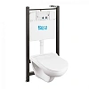 Комплект унитаза Roca Victoria 893105010 Rimless с инсталляцией;сиденьем дюропласт;без панели смыва Комплект унитаза Roca Victoria 893105010 Rimless с инсталляцией;сиденьем дюропласт;без панели смыва