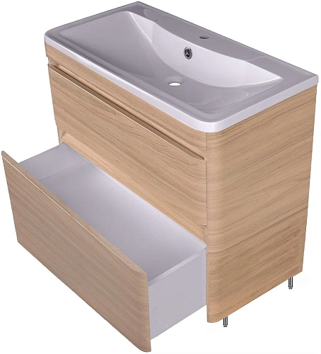 Тумба под раковину Style Line Атлантика 90, Люкс ясень перламутр, PLUS СС-00002218 Тумба под раковину Style Line Атлантика 90, Люкс ясень перламутр, PLUS СС-00002218