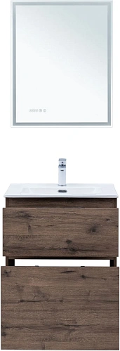 Тумба под раковину Aquanet Алвита New 60 00344127 напольная, дуб веллингтон табак Тумба под раковину Aquanet Алвита New 60 00344127 напольная, дуб веллингтон табак