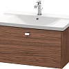 Тумба под раковину Duravit Brioso BR402101021 подвесная 82 см Орех темный Тумба под раковину Duravit Brioso BR402101021 подвесная 82 см Орех темный